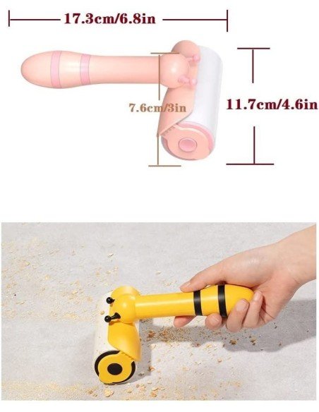 ⚡ Rodillo Quita Pelos para Mascotas elimina pelusa de gato perro conejo ⚡ Rodillo Quita Pelos para Mascotas elimina pelusa de gato perro conejo