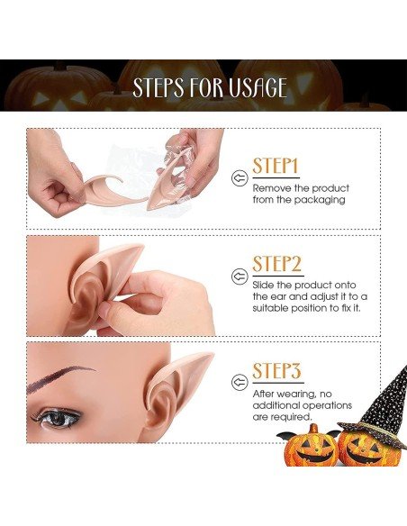 Orejas Cosplay T.S ELF Duende Elfo Hada Anime Manga