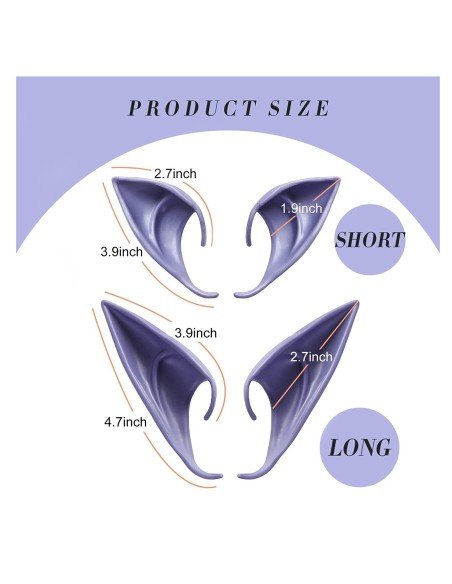 Orejas Cosplay T.S ELF Duende Elfo Hada Anime Manga