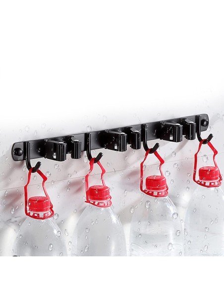 ⭐ Soporte Organizador Escobas Acero Inoxidable Multiusos ⭐ Soporte Organizador Escobas Acero Inoxidable Multiusos