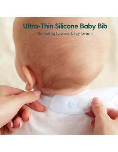 ✨ Kit x3 Baberos de Silicona Baby Bib divertidos estampados pra tu bebé