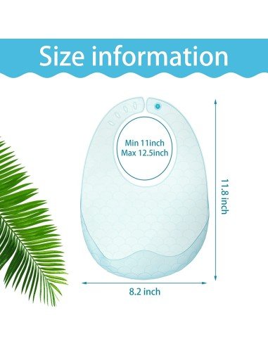 ✨ Kit x3 Baberos de Silicona Baby Bib divertidos estampados pra tu bebé