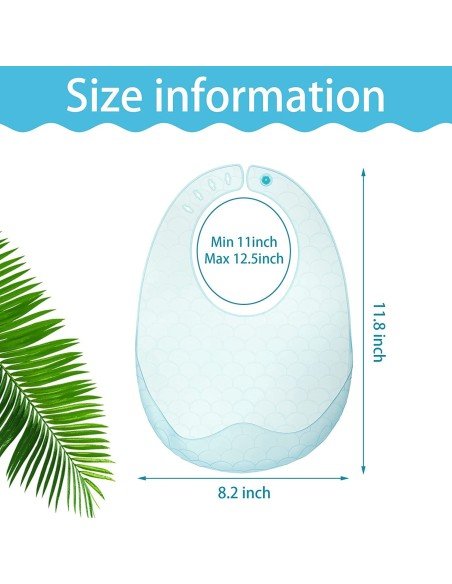 ✨ Kit x3 Baberos de Silicona Baby Bib divertidos estampados pra tu bebé