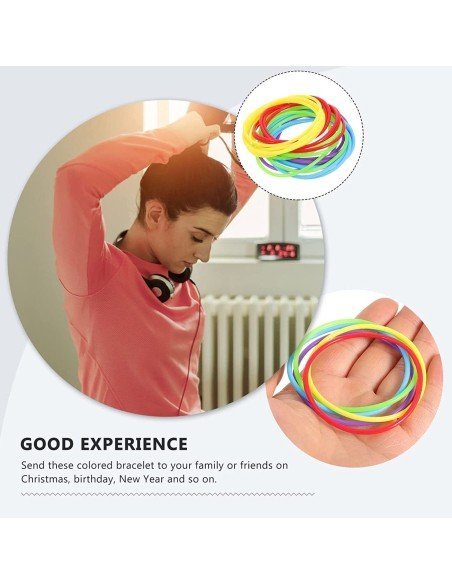 ⭐ Setx10 Pulseras de Amistad UV Glow que brillan ⭐ Setx10 Pulseras de Amistad UV Glow que brillan