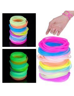 ⭐ Setx10 Pulseras de Amistad UV Glow que brillan 2