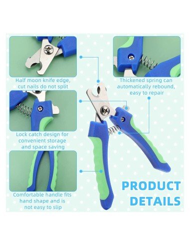 Pinza Corta Uñas para gatos y Mascotas tipo tijera profesional