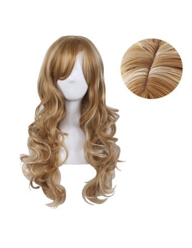 Peluca Balayage Cosplay Degradee Kanekalon 60cm Uso Diario