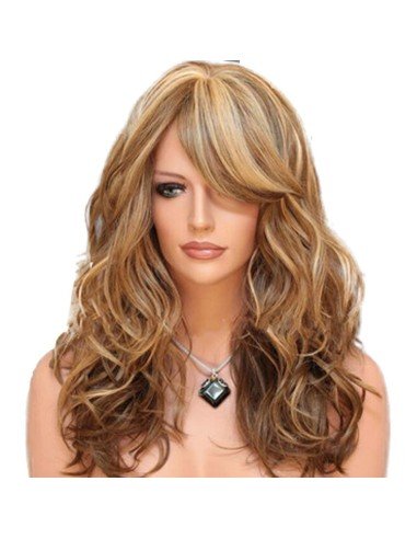 Peluca Balayage Cosplay Degradee Kanekalon 60cm Uso Diario