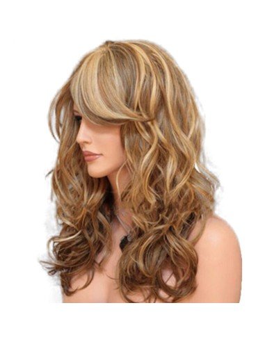 Peluca Balayage Cosplay Degradee Kanekalon 60cm Uso Diario