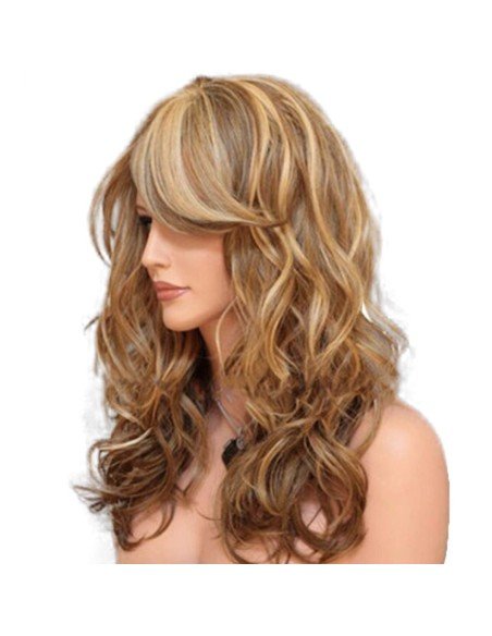 Peluca Balayage Cosplay Degradee Kanekalon 60cm Uso Diario