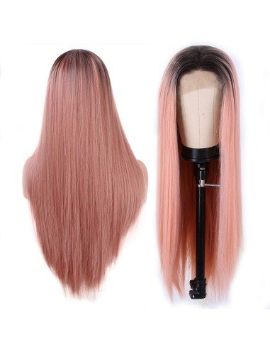 ⭐ Peluca Balayage Cosplay kanekalon degradee Ceniza