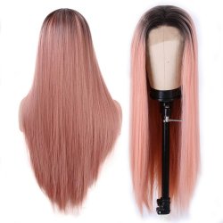 ⭐ Peluca Balayage Cosplay kanekalon degradee Ceniza