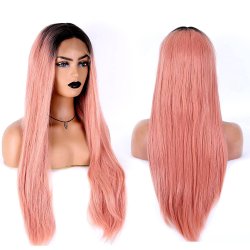 ⭐ Peluca Balayage Cosplay kanekalon degradee Ceniza