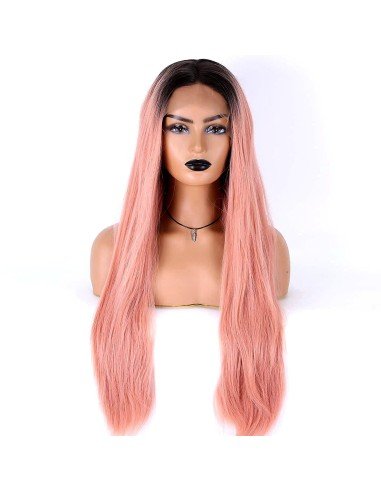 ⭐ Peluca Balayage Cosplay kanekalon degradee Ceniza