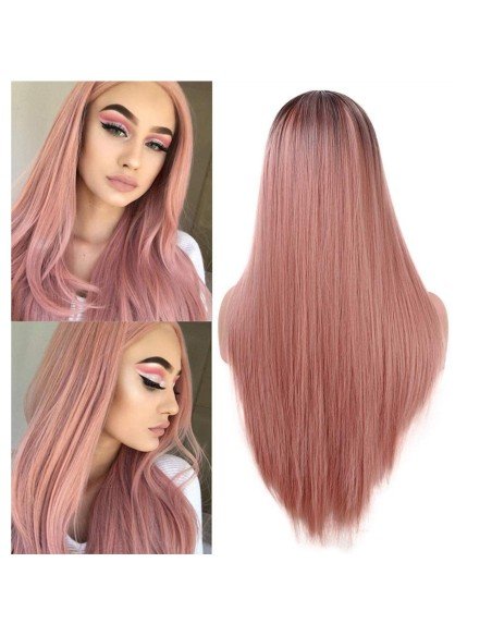 ⭐ Peluca Balayage Cosplay kanekalon degradee Ceniza ⭐ Peluca Balayage Cosplay kanekalon degradee Ceniza