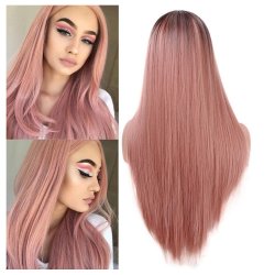 ⭐ Peluca Balayage Cosplay kanekalon degradee Ceniza