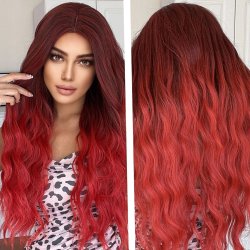 ⭐ Peluca Balayage Cosplay kanekalon degradee Ceniza