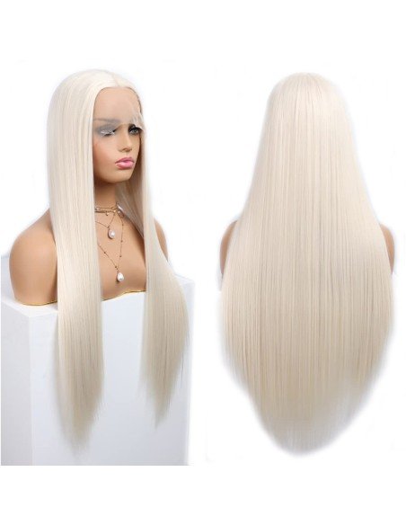 ⭐ Peluca Balayage Cosplay kanekalon degradee Ceniza