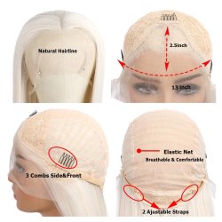 ⭐ Peluca Balayage Cosplay kanekalon degradee Ceniza