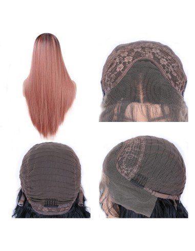 ⭐ Peluca Balayage Cosplay kanekalon degradee Ceniza