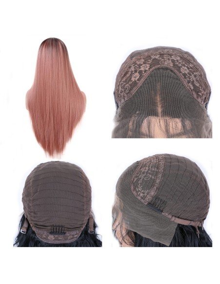 ⭐ Peluca Balayage Cosplay kanekalon degradee Ceniza ⭐ Peluca Balayage Cosplay kanekalon degradee Ceniza