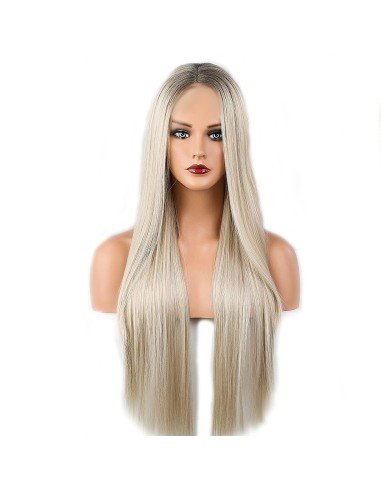 ⭐ Peluca Balayage Cosplay kanekalon degradee Ceniza