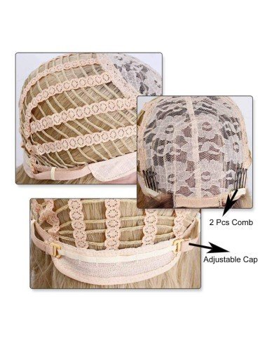 ⭐ Peluca Balayage Cosplay kanekalon degradee Ceniza