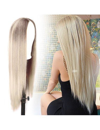 ⭐ Peluca Balayage Cosplay kanekalon degradee Ceniza