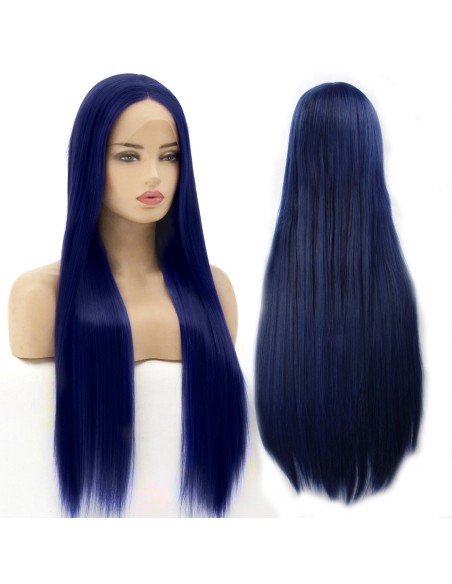 ⭐ Peluca Balayage Cosplay kanekalon degradee Ceniza