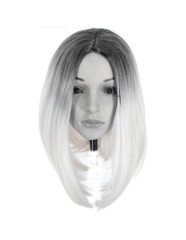 ⭐  Peluca Balayage Cosplay Degradee Kanekalon 30cm Uso Diario