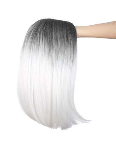 ⭐  Peluca Balayage Cosplay Degradee Kanekalon 30cm Uso Diario