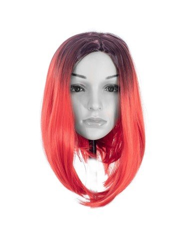 ⭐  Peluca Balayage Cosplay Degradee Kanekalon 30cm Uso Diario