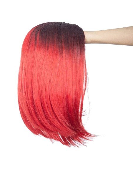 ⭐  Peluca Balayage Cosplay Degradee Kanekalon 30cm Uso Diario