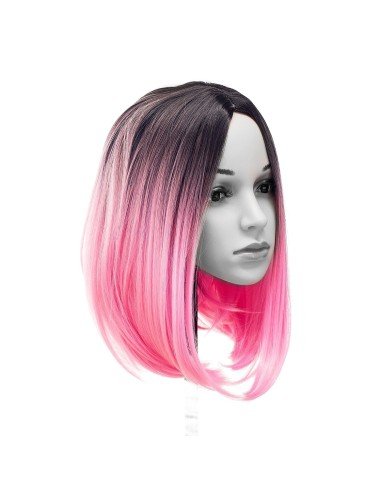 ⭐  Peluca Balayage Cosplay Degradee Kanekalon 30cm Uso Diario