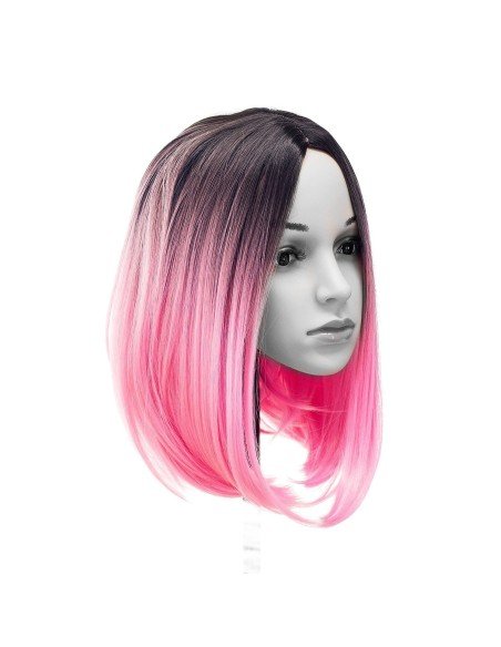 ⭐  Peluca Balayage Cosplay Degradee Kanekalon 30cm Uso Diario