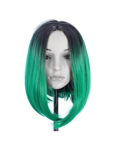 ⭐  Peluca Balayage Cosplay Degradee Kanekalon 30cm Uso Diario