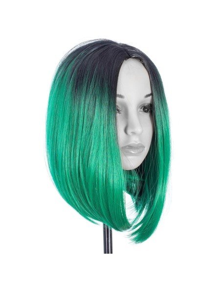⭐  Peluca Balayage Cosplay Degradee Kanekalon 30cm Uso Diario