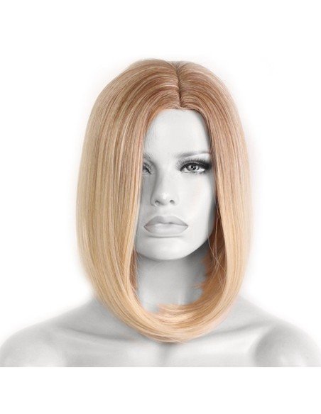 ⭐  Peluca Corta Kanekalon Corte Recto Apariencia Natural