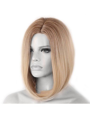 ⭐  Peluca Corta Kanekalon Corte Recto Apariencia Natural