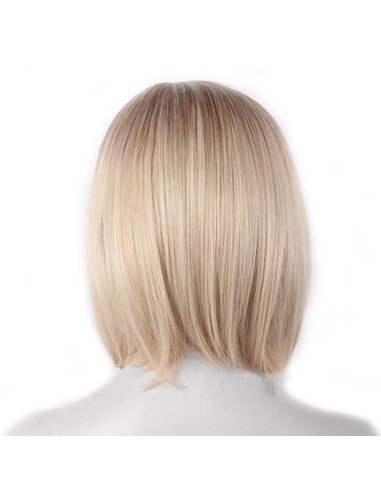 ⭐  Peluca Corta Kanekalon Corte Recto Apariencia Natural