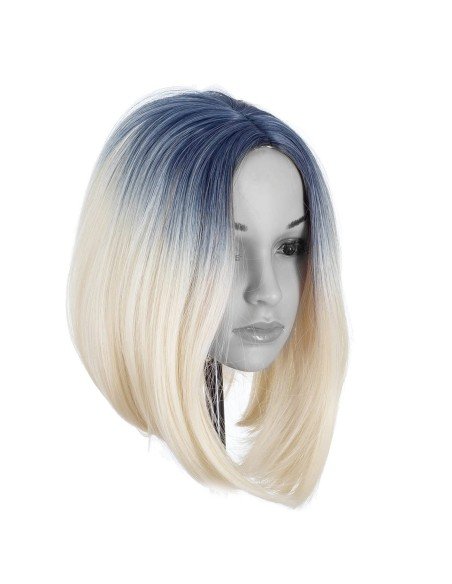 ⭐  Peluca Balayage Cosplay Degradee Kanekalon 30cm Uso Diario