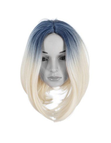 ⭐  Peluca Balayage Cosplay Degradee Kanekalon 30cm Uso Diario
