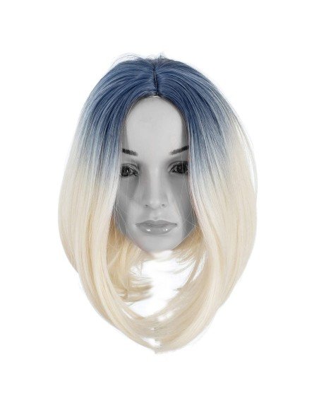 ⭐  Peluca Balayage Cosplay Degradee Kanekalon 30cm Uso Diario