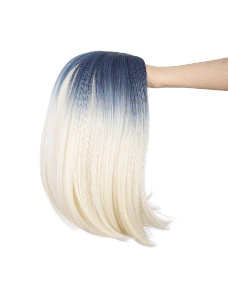 ⭐  Peluca Balayage Cosplay Degradee Kanekalon 30cm Uso Diario