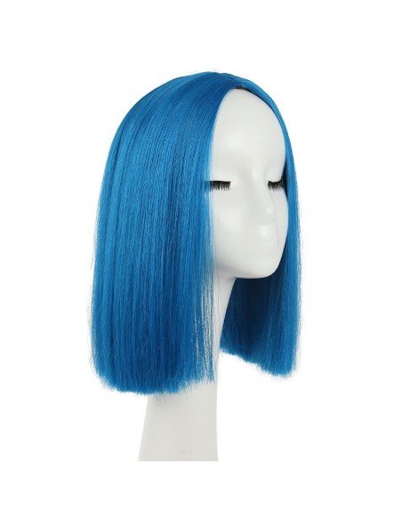 ⭐  Peluca Corta Kanekalon Corte Recto Apariencia Natural