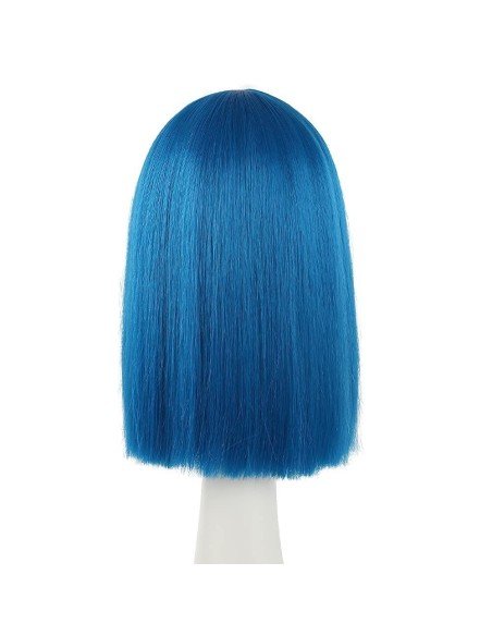 ⭐  Peluca Corta Kanekalon Corte Recto Apariencia Natural