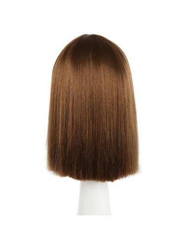 ⭐  Peluca Corta Kanekalon Corte Recto Apariencia Natural