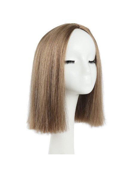 ⭐  Peluca Corta Kanekalon Corte Recto Apariencia Natural