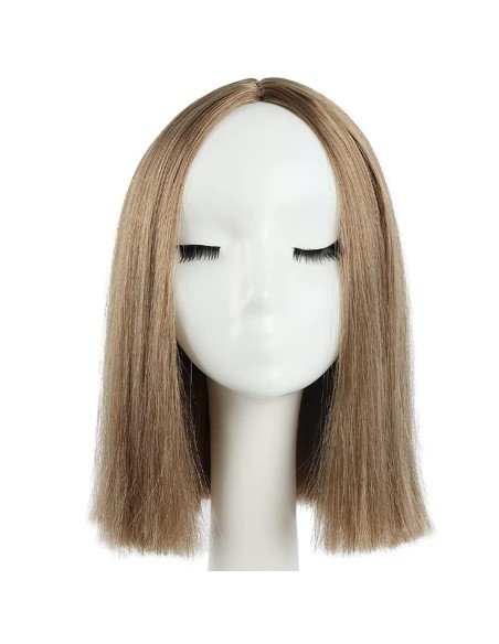 ⭐  Peluca Corta Kanekalon Corte Recto Apariencia Natural