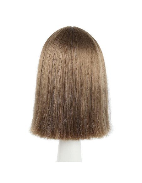 ⭐  Peluca Corta Kanekalon Corte Recto Apariencia Natural